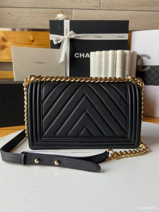 First Bag Ru BOY BAG 20CM 25CM CHANEL 0802